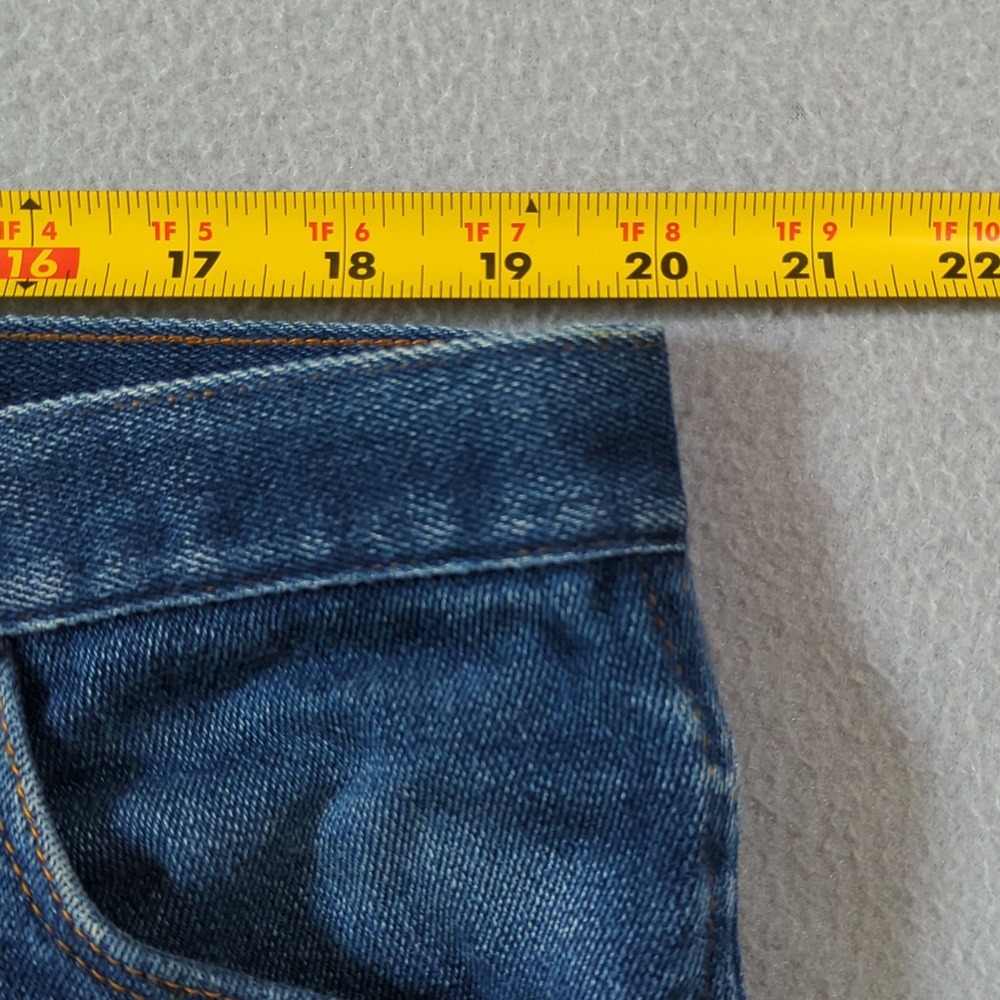 Wrangler Jeans Mens 42x30 (40x30) Blue Vintage Made in USA Regular Fit Denim - Picture 7 of 8